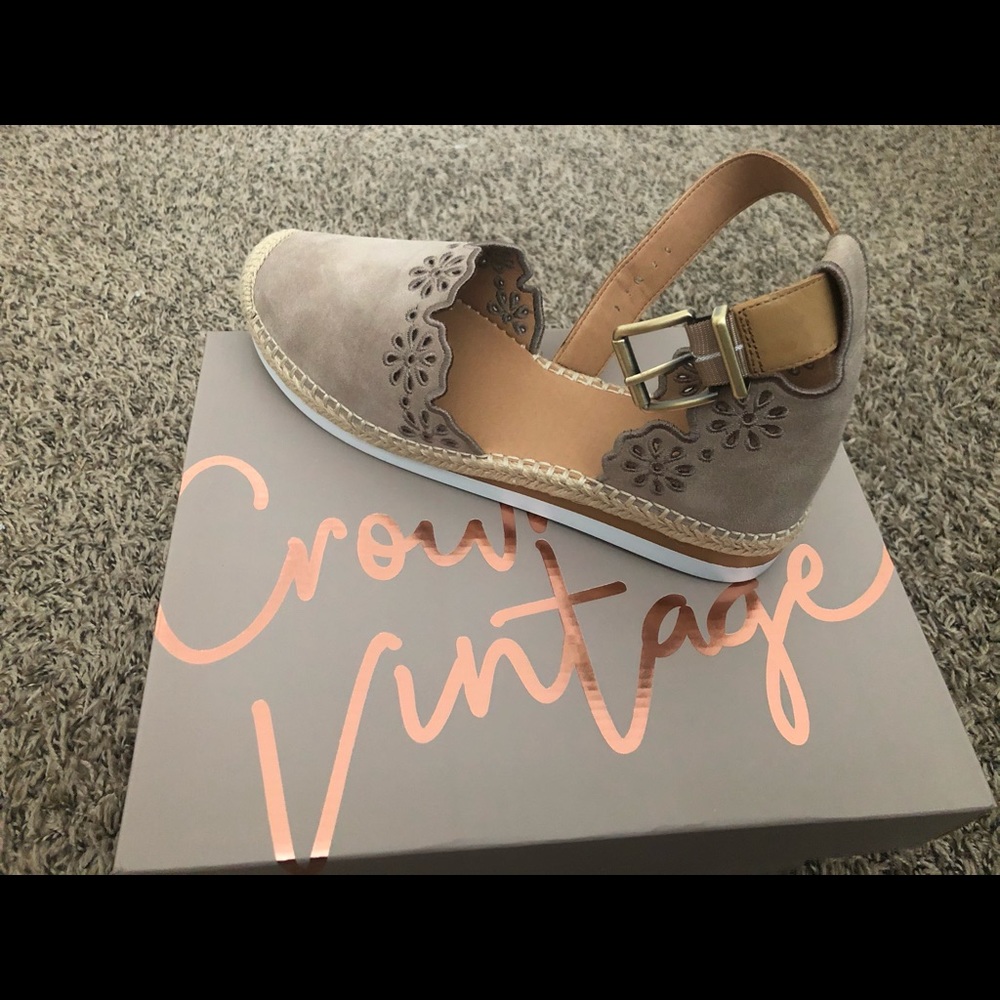 Tan Crown Vintage Brixie Wedge Sandal